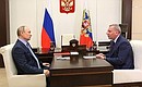 Working meeting with Deputy Prime Minister Yury Borisov.