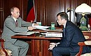 Рабочая встреча с губернатором Чукотского автономного округа Романом Абрамовичем.