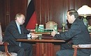 С Председателем Центризбиркома Александром Вешняковым.