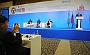 На первой глобальной министерской конференции Всемирной организации здравоохранения «Ликвидировать туберкулёз в эпоху устойчивого развития: многосекторальный подход».