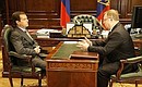 С Председателем Счётной палаты Сергеем Степашиным