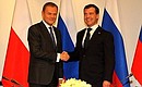 Встреча с Премьер-министром Польши Дональдом Туском.