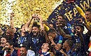 Сборная Франции – победитель чемпионата мира по футболу 2018 года. Фото РИА «Новости»
