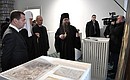 During a visit to the Voskresensky New Jerusalem Monastery.