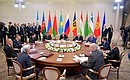 Заседание Совета глав государств – участников СНГ в узком составе.