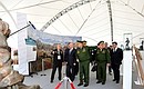 В ходе посещения Международного военно-технического форума «Армия-2015».