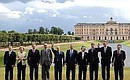 Official photography session for the G8 heads of states and government.