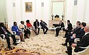 Встреча с Президентом ЮАР Джейкобом Зумой. Фото: may9.ru