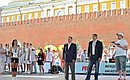 Chief of Staff of the Presidential Executive Office Sergei Ivanov attended a student basketball festival taking place within the framework of the 9th Military Sports Forum, Ready for Work and to Defence.