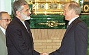 С министром иностранных дел Ирана Камалем Харрази.