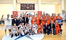 Руководитель Администрации Президента Сергей Иванов в принял участие в матче между студенческими баскетбольными клубами в качестве главного тренера одной из команд – команды Международной студенческой лиги баскетбола (МСЛБ).