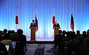 Заявления для прессы по итогам переговоров с Премьер-министром Японии Синдзо Абэ.
