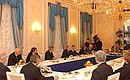 Встреча с судьями Конституционного Суда России.