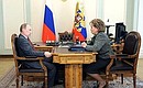 With Federation Council Speaker Valentina Matviyenko.