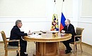 Meeting with Head of Tatarstan Rustam Minnikhanov. Photo: Sergei Bobylev, TASS