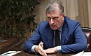 Временно исполняющий обязанности губернатора Кировской области Игорь Васильев.