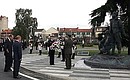 Церемония открытия мемориала «Нормандия–Неман».