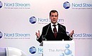 Speech at the launch ceremony for the Nord Stream gas pipeline.