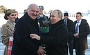 With President of the Republic of Belarus Alexander Lukashenko. Photo: Sergei Karpukhin, TASS