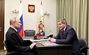 Встреча с губернатором Волгоградской области Андреем Бочаровым.