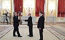 Letter of credence was presented to the President of Russia by Tovar da Silva Nunes (Federative Republic of Brazil).