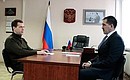 With President of the Republic of Ingushetia Yunus-Bek Yevkurov.