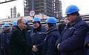 С рабочими Рязанского нефтеперерабатывающего завода.