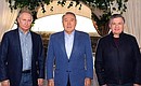 With President of Kazakhstan Nursultan Nazarbayev and President of Uzbekistan Shavkat Mirziyoyev. Photo by President of Kazakhstan Press Service