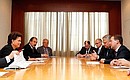Встреча с Президентом Бразилии Дилмой Роуссефф.