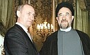 С Президентом Ирана Сейедом Мохаммадом Хатами.