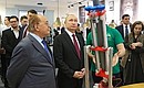 During a visit to Moscow State University.