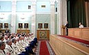 Выступление на торжественном заседании, посвящённом 295-летию российской прокуратуры.