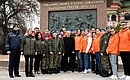 With representatives of public associations, youth and volunteer organizations. Photo: Grigoriy Sisoev, RIA Novosti