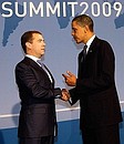 С Президентом США Бараком Обамой.