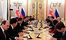 Russian-British talks.
