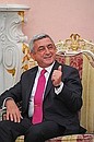 President of Armenia Serge Sargsyan.