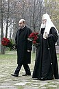 With Patriarch of Moscow and All-Russia Aleksei II.