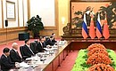 Российско-китайские переговоры. Фото: Сергей Гунеев, РИА «Новости»