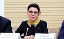 Director of the Institute of Legislation and Comparative Law under the Government of the Russian Federation Taliya Khabriyeva at the meeting with members of the working group on drafting proposals for amendments to the Constitution.