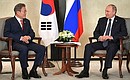С Президентом Республики Корея Мун Чжэ Ином.