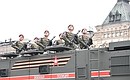 The Victory Parade marking the 74th anniversary of Victory in the Great Patriotic War.