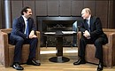 With Al-Mustaqbal – Future Movement leader Saad Hariri.