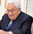 Former US Secretary of State Henry Kissinger.