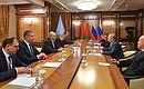 Российско-белорусские переговоры. Фото пресс-службы Президента Республики Беларусь