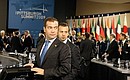 Саммит «Группы двадцати». Справа — помощник Президента Аркадий Дворкович.