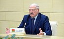 Президент Республики Беларусь Александр Лукашенко на неформальной встрече глав государств СНГ.