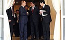 По окончании встречи с Премьер-министром Японии Синдзо Абэ.