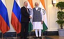 С Премьер-министром Индии Нарендрой Моди. Фото Дмитрия Азарова