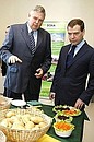 С председателем совета директоров компании «АгроПарк» Александром Чуенко.