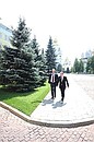 With Moscow Mayor Sergei Sobyanin.
